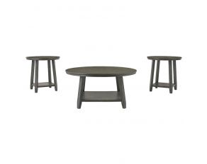 Caitbrook Occasional Table Set in Gray