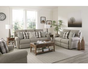 Westport Lay Flat Reclining Living Room Set in Metal