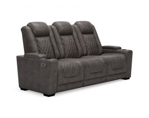 HyllMont Power Reclining Sofa in Gray