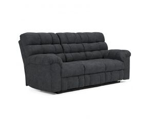 Wilhurst Reclining Sofa with Drop Down Table in Marine