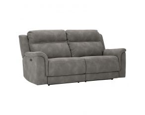 Next-Gen DuraPella Power Reclining Sofa in Slate