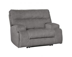 Coombs Oversized Power Recliner in Charcoal