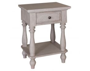 Liberty Furniture High Country Chair Side Nightstand in White