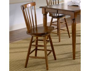 Liberty Furniture Creations II 24"H Seat Copenhagen Barstool in Tobacco