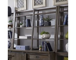 Stone Brook Credenza Hutch in Rustic Saddle