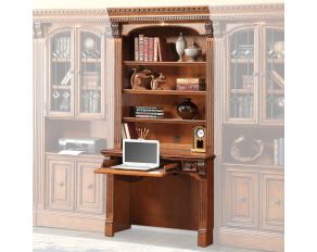 Huntington 2 Piece Library Desk in Antique Vintage Pecan