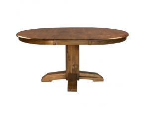 A-America Bennett Pedestal Table in Smoky Quartz