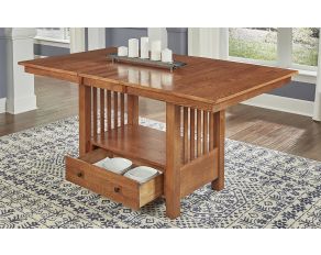 A-America Laurelhurst Mission Gathering Height Table in Oak