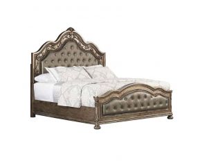 Avalon Furniture B2011 Upholstered Bed in Platinum, King