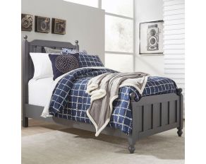 Liberty Furniture Cottage View Youth Twin Panel Bed in Dark Grey