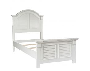Liberty Furniture Summer House Youth Twin Panel Bed in Oyster White