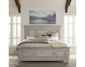 Heartland Queen Panel Bed in Antique White