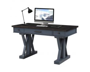 Americana Modern 56 Inch Power Lift Desk in Denim