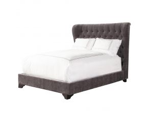 Chloe Queen Upholstered Bed in French