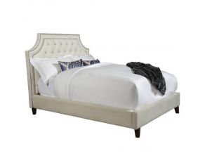 Jasmine Queen Bed in Champagne