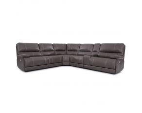 Shelby Power Modular Sectional in Cabrera Haze