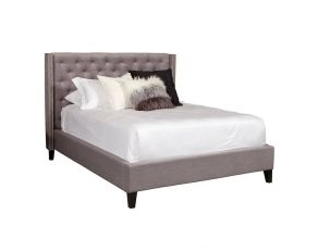 Kayla King Upholstered Bed in Creek