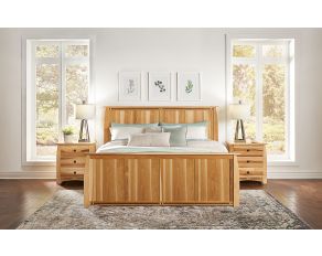 Adamstown Queen Panel Bed in Natural