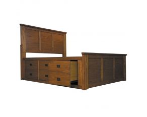 Mission Hill Queen Captains Bed in Bronze