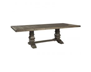 Wyndahl Dining Table in Rustic Brown