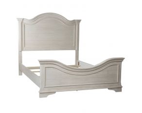 Liberty Furniture Bayside Queen Panel Bed in Antique White