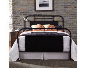 Liberty Furniture Vintage Series Queen Metal Bed in Black