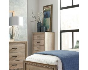 Liberty Furniture Sun Valley 5 Drawer Chest in Sandstone