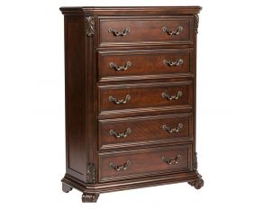 Liberty Furniture Messina Estates 5 Drawer Chest in Cognac