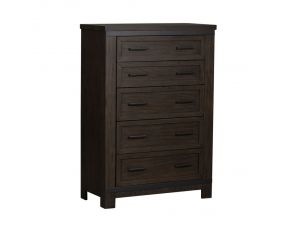 Liberty Furniture Thornwood Hills 5 Drawer Chest in Rock Beaten Grey