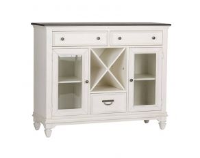 Liberty Furniture Allyson Park Buffet in Weathered Light Gray