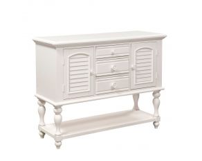 Liberty Furniture Summer House Server in Oyster White