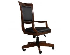 Liberty Furniture Brayton Manor Jr Executive Desk Chair in Cognac