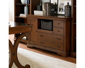 Liberty Furniture Brookview Credenza in Rustic Cherry