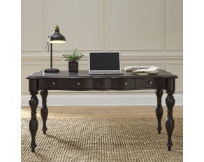 Liberty Furniture Chesapeake Writing Desk in Wire Brushed Antique Black