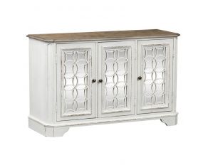 Liberty Furniture Magnolia Manor Tv Console in Antique White