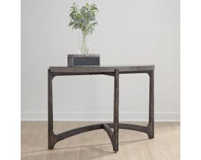 Liberty Furniture Cascade Sofa Table in Wire Brush Rustic Brown