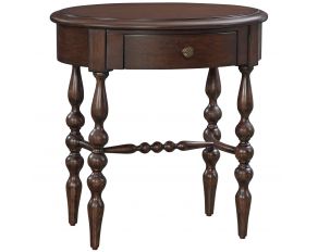 Rodanthe Accent Table in Cherry Brunette