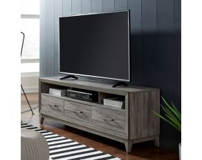 Mercury 62 Inch TV Console in Driftwood Gray Finish