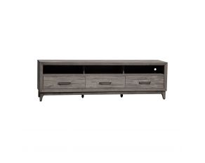 Mercury 76 Inch TV Console in Driftwood Gray