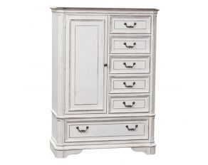 Magnolia Manor Master Chest in Antique White Finish