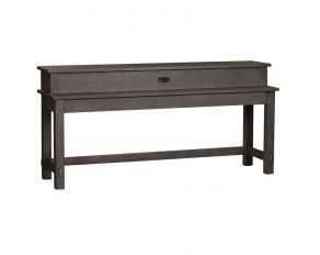 Modern Farmhouse Console Table in Dusty Charcoal FInish