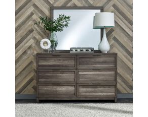 Tanners Creek 6 Drawer Dresser in Greystone