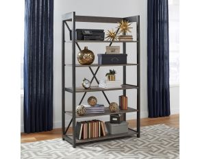 Tanners Creek Bookcase in Greystone