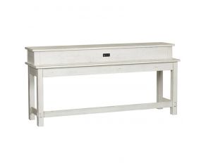 Modern Farmhouse Console Table in Flea Market White Finish