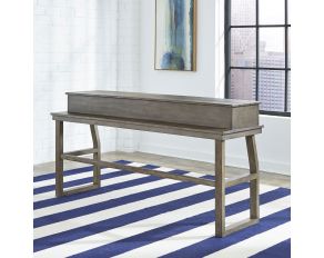 Hayden Way Console Bar Table in Gray Wash Finish