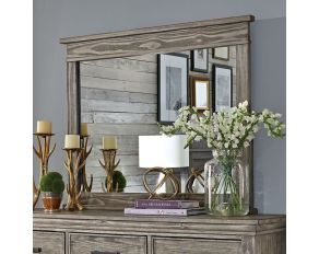 A-America Glacier Point Mirror in Grey