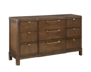 Milan Dresser in Brown Walnut