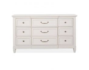 Willowbrook Drawer Dresser In Egg Shell White