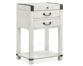 Chesters Mill Open Nightstand In Alabaster