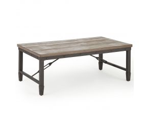 Steve Silver Jersey Cocktail Table in Antiqued Tobacco